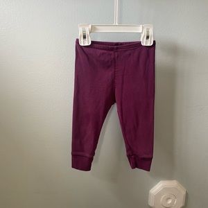 Purple Burberry leggings
